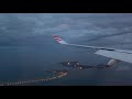 British Airways A350-1000 landing in Boston