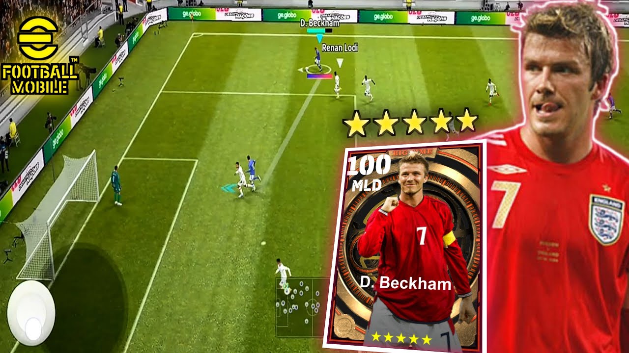 DAVID BECKHAM 102 A CHAPADA MAIS ABSURDA DO EFOOTBALL 2024 MOBILE [REVIEW]  COM O MELHOR MLG 🫢😱🔥🎯🎮 