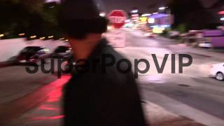 Brandon T. Jackson Departs Chateau Marmont In West Hollyw...