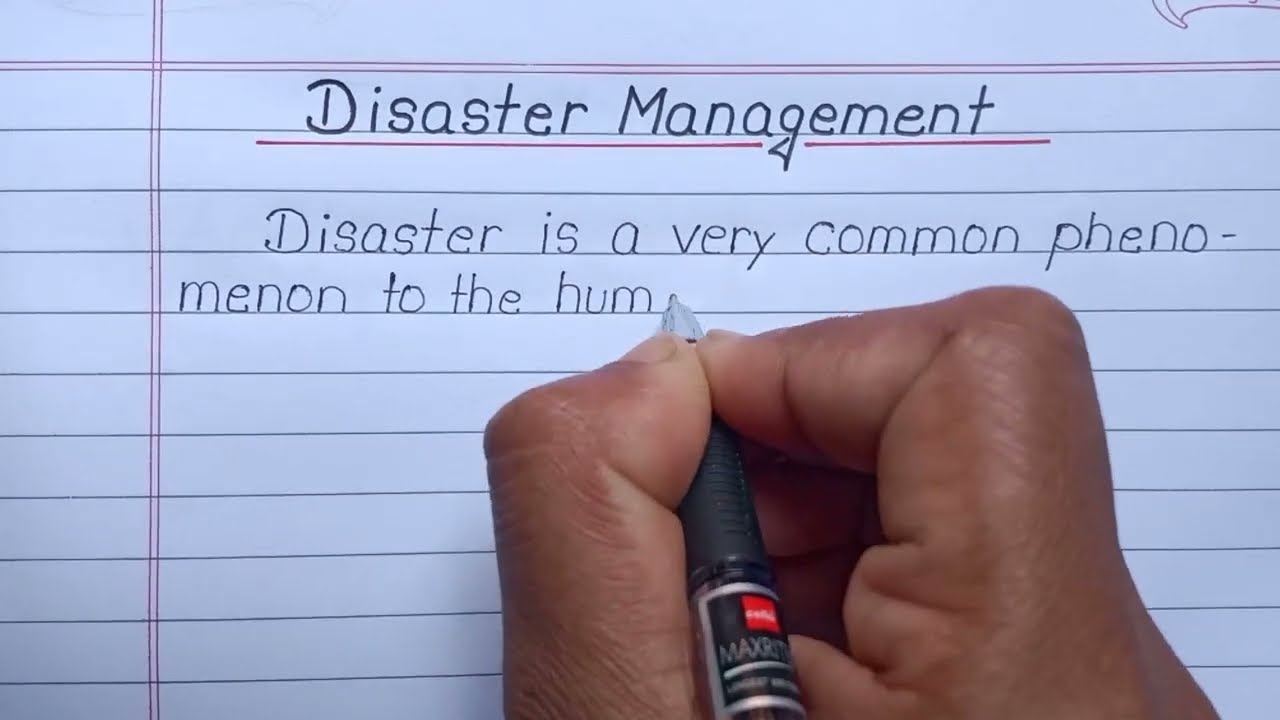 disaster management essay class 9