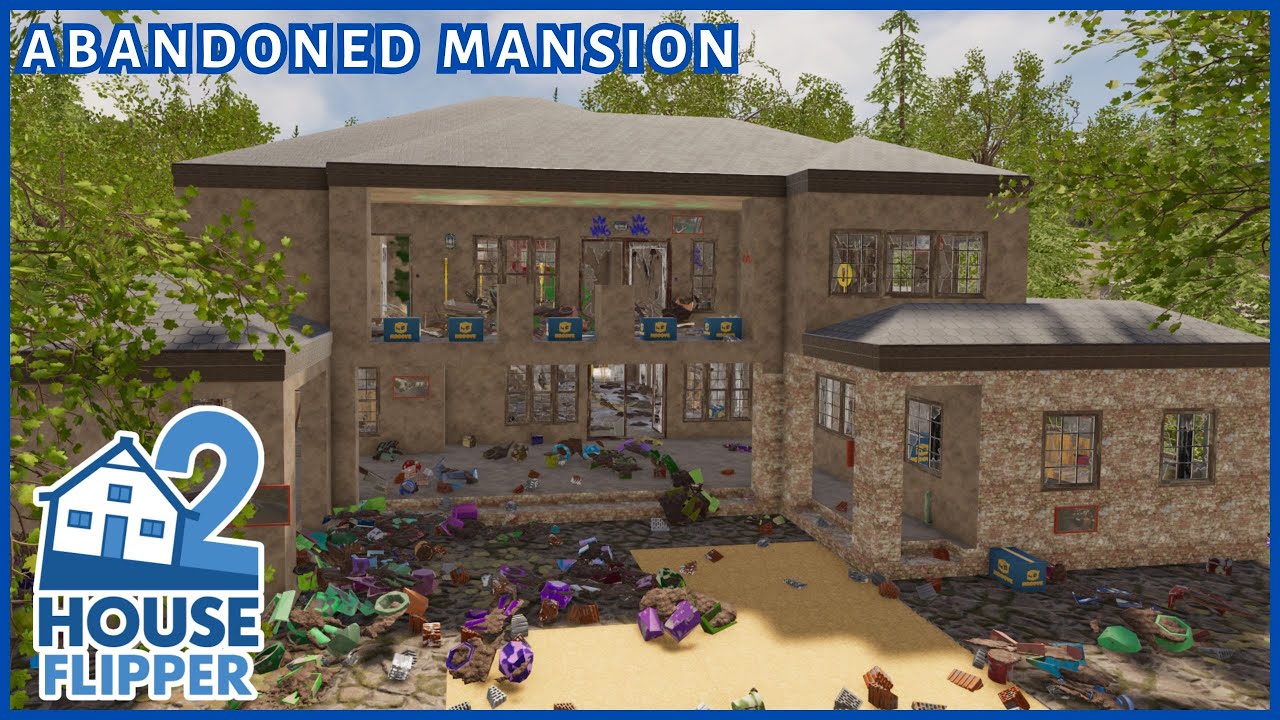 Abandoned Mansion | House Flipper 2 (custom job, community content)