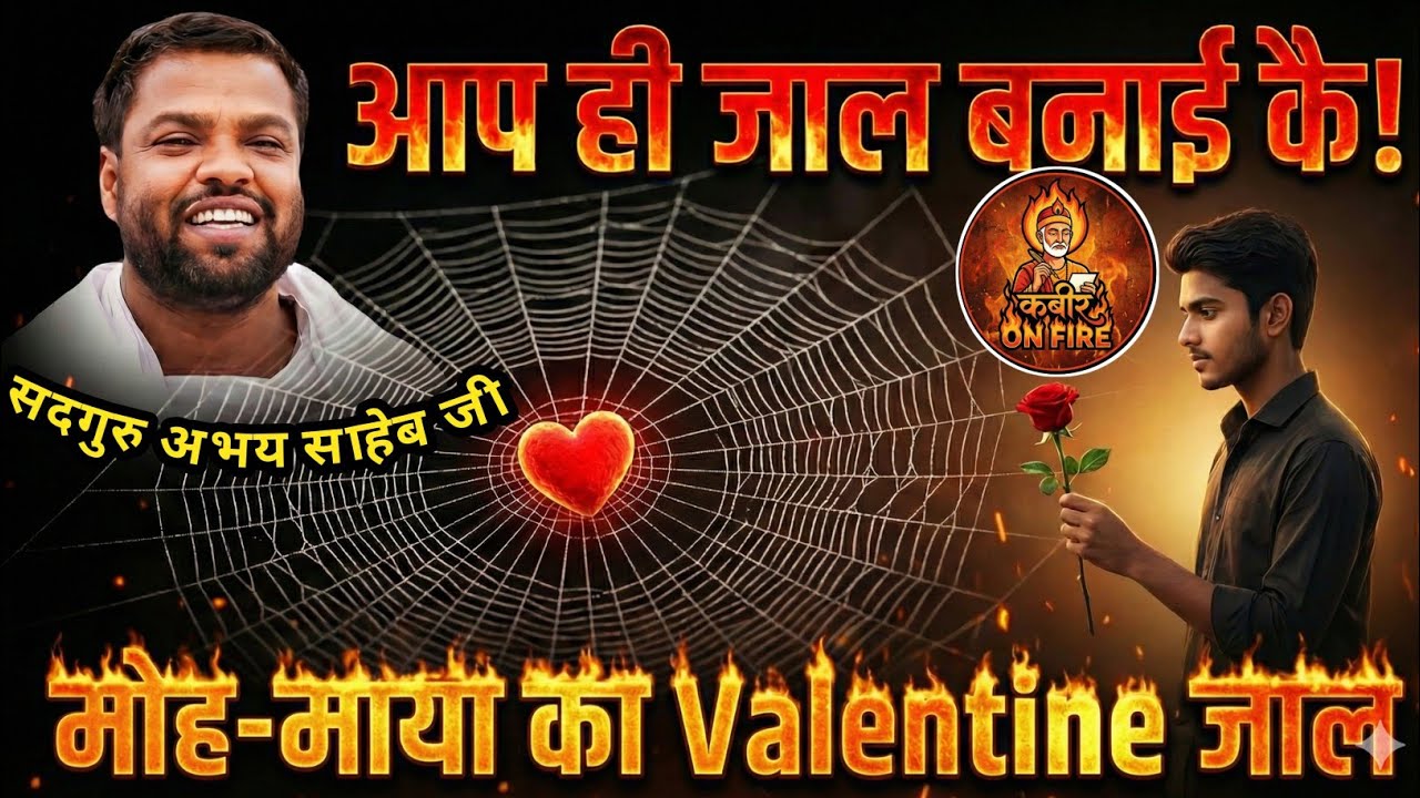 14 फरवरी Valentine प्रेम या पागलपन? कबीर साहिब का करारा प्रहार by अभय साहेब जी #kabironfire 