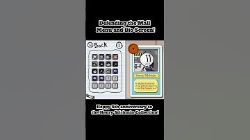 Defending the Mall Menu + Bio Screen #shorts #henrystickmin #flashgames #nostalgia
