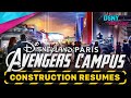 Construction Resumes on AVENGERS CAMPUS at Disneyland Paris - Disney News - 8/11/20