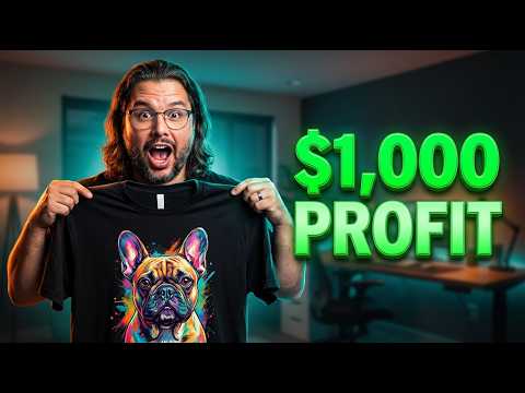 How I Made $1,000 Profit Selling Dog Shirts (Niche Breakdown)