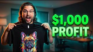 How I Made $1,000 Profit Selling Dog Shirts (Niche Breakdown)