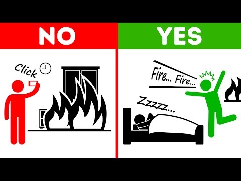 Video: How To Behave In An Emergency (in Case Of Fire)