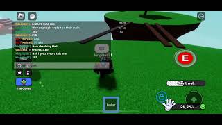 Slap battles exploiter trying to fly hack