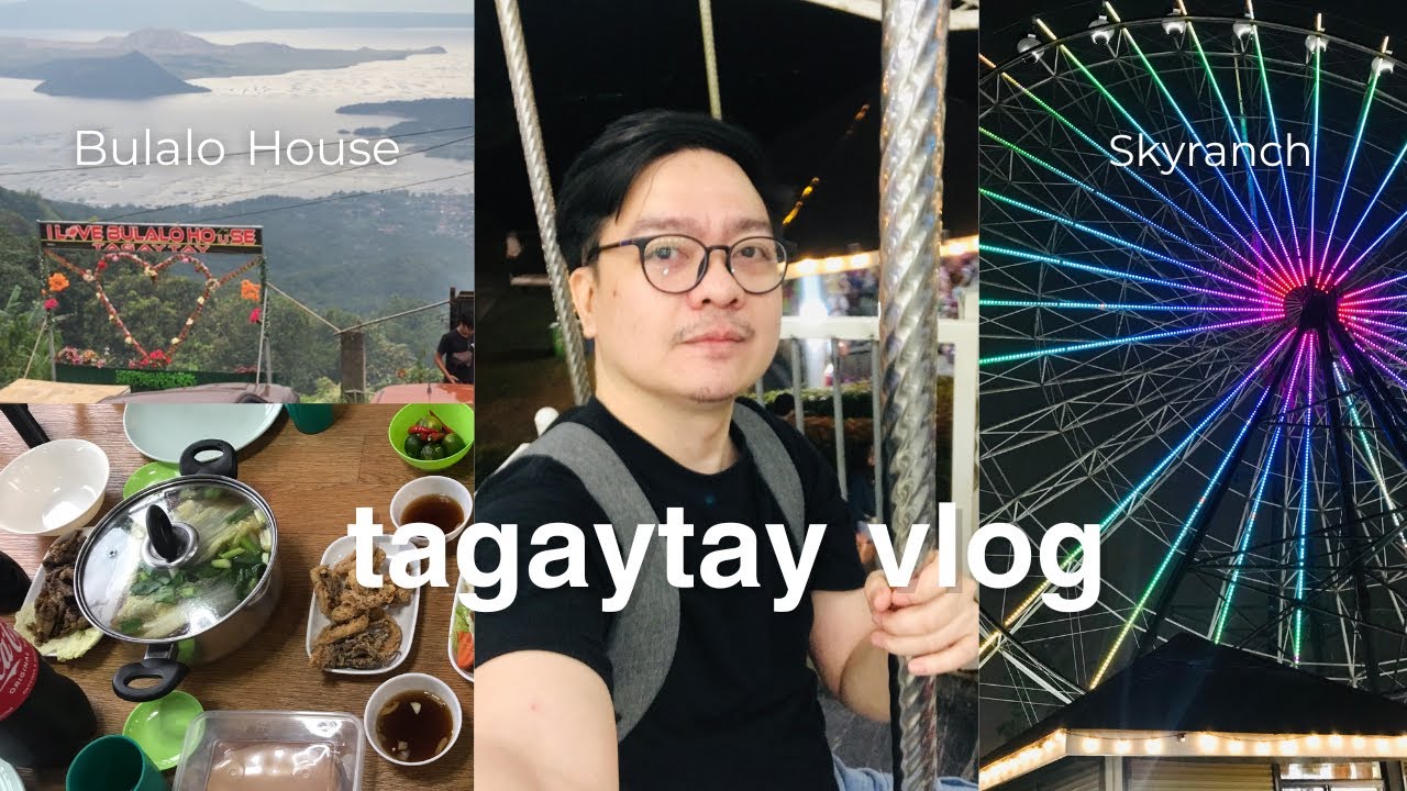 Tagaytay vlog: Bulalo House 🥘 Skyranch 🎡🎠 no vlog caption