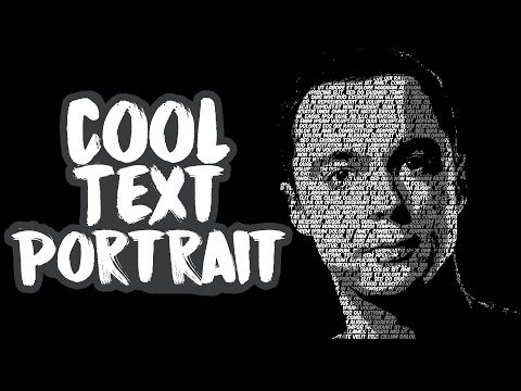 Make COOL TEXT PORTRAITS in  EASY steps! | Beginner Photoshop Tutorial  |