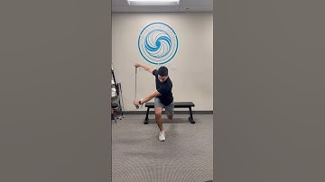 Split squat w/ T-spine rotation