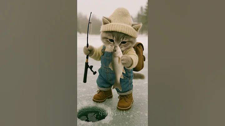 Video 10271861: happy cat cutecat, cat adorable cutecat, cat cutecat funny, cute cat funny happy, adorable kitten, kitten fish, kitten snow