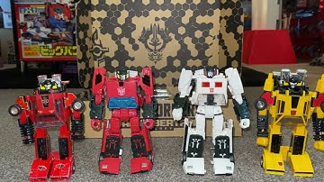 Transformers generation selects war for cybertron spinout and cordon review. Wfc G1 comparison box