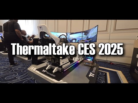 Thermaltake @ CES 2025 - Racing Sims!