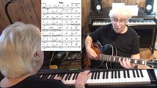 Topsy ( TvdH ) - Jazz guitar &amp; piano cover ( E. Battle, E. Durham )