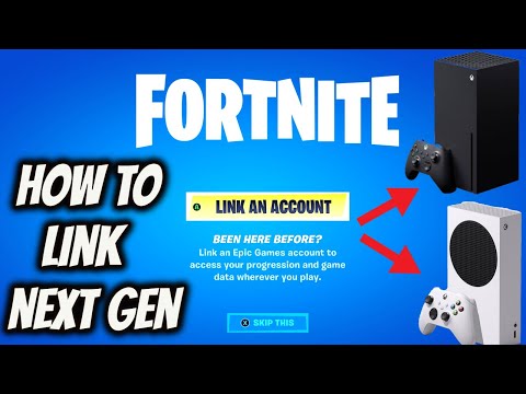 How To Link Your Xbox Series X To Epic Games Account *FORTNITE*