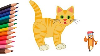 Как нарисовать кота how to #draw_a_cat(Как нарисовать кота? Такой вопрос задают дети родителям и бабушке с дедом довольно часто. Это видео поможет..., 2016-07-28T13:30:01.000Z)