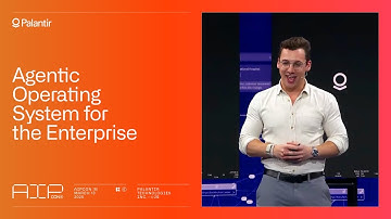 Agentic Operating System for the Enterprise | Palantir’s AIP Lead Jack Dobson at AIPCon 6