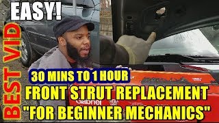 How To Replace Front Struts In 30 Minutes to 1 hour at Home 2004-2008 Chrysler Pacifica
