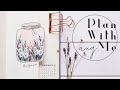 Plan With Me | August 2020 Bullet Journal Gladiolus