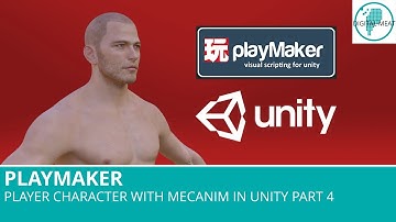 Playmaker: Setup Player Character With Mecanim In Unity Part 4