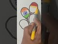 🇮🇳+🇧🇴+🇵🇸+🇨🇭 Indian flag #Shorts #trending #drawing ##Republic Day # youtube Shorts #Viral
