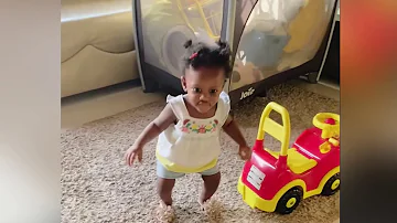 One year old dances to Mercy Chinwo’s Excess Love