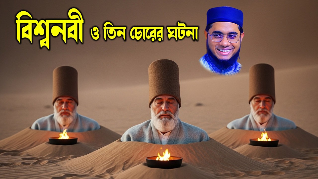 বিশ্বনবী ও তিন চোরের গপপো | হৃদয় কাঁপানো শিক্ষা | মুফতি শাহিদুর রহমান মাহমুদাবাদী | BD TV