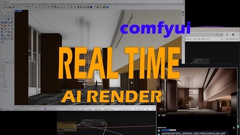 ComfyUI 3D Model Real Time Render for Architecture