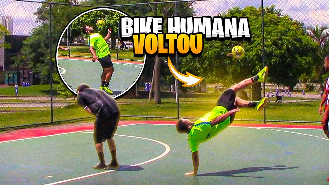 BICICLETA PARA TODO LADO, o Bike Humana voltou !! - JOGO REAL/RACHÃO
