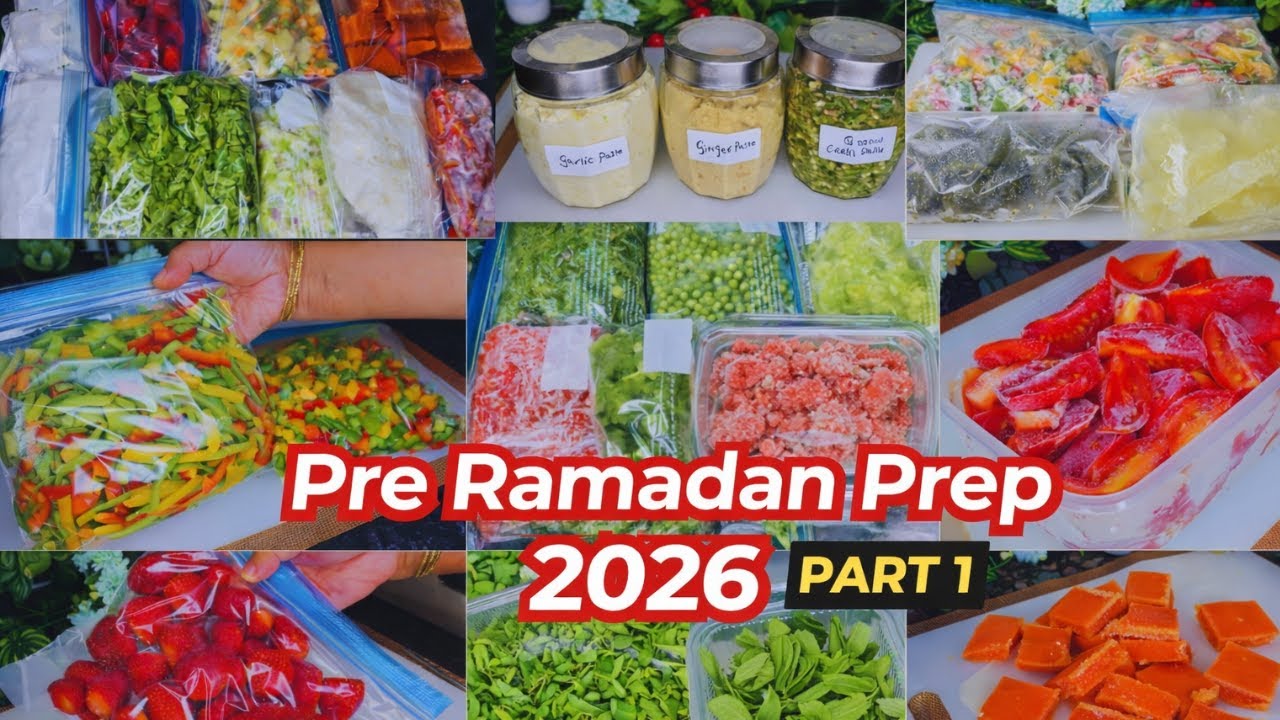 Ramadan Preparation Tips 2026 | Easy Kitchen Time-Saving Ideas! 🌙