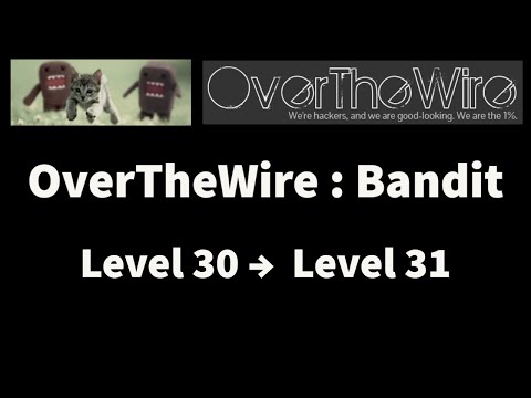 OverTheWire : Bandit Level 30 → Level 31