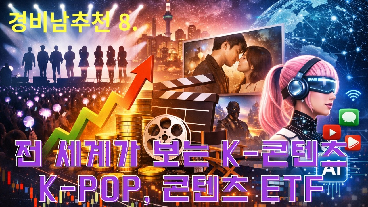 경비남추천8. 전 세계가 보는 K-콘텐츠… 투자 기회 왔다  K-POP, 콘텐츠 ETF