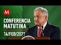 Conferencia matutina de AMLO, 14 de febrero de 2021