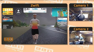 Zwift 5km Group Run | I came second