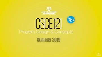 CSCE 121 PROMO - Dr. J. Michael Moore