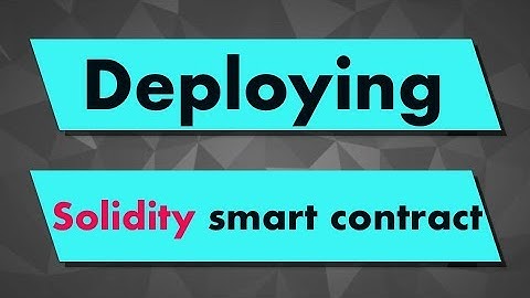 Solidity Tutorial: Deploying a Smart Contract with Remix