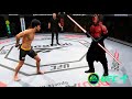 UFC4 Bruce Lee vs Darth Maul EA Sports UFC 4