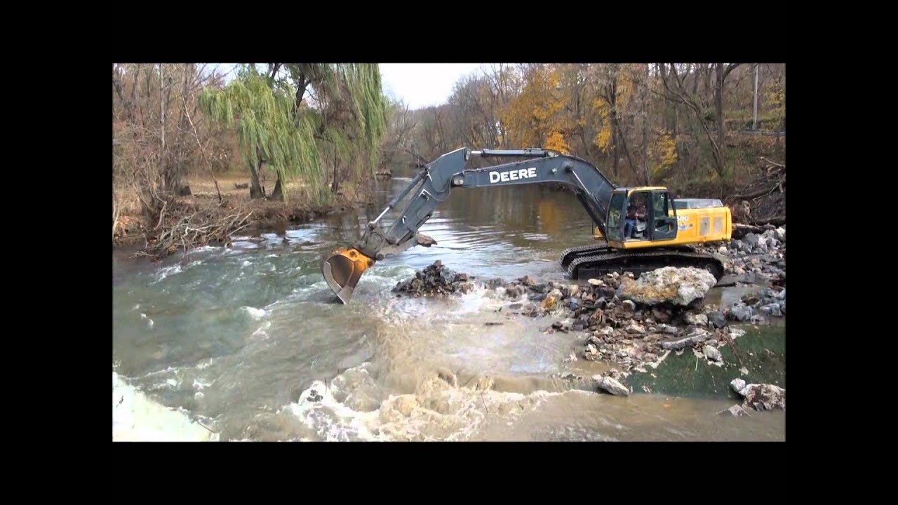 Finesville Dam Removal Day 2 YouTube