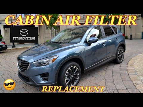 MAZDA CX-5 CABIN AIR FILTER REPLACEMENT – How to Change a Cabin Air Filter in 1 Minute. Super Easy!
