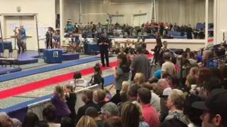 Reese wins Level 3 gymnastics state championship with a 38.0 All Around score - 7 years old