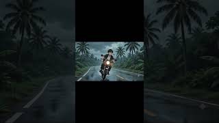 Aesthetic Rain Ride With Her ☔ Emotional Anime Video#EmotionalEdit #AnimeShorts #CinematicVibes