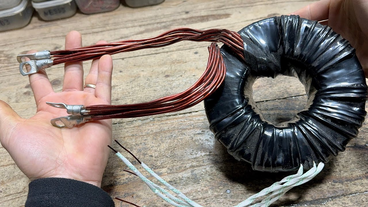 LÀM MỘT PHÁT LÀ THÀNH CÔNG NGAY 100% - cách làm biến áp máy hàn cell pin CHUẨN