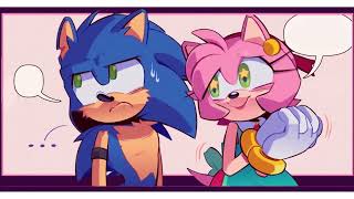 Husband Sonic And Wife Amy Are Couple Goals Sonic Comic Dub