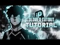 How To Make a Colored Cutout || Wekisava Manga Style Tutorial