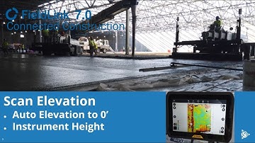 [FieldLink 7.0] Scan Auto Elevation & Instrument Height