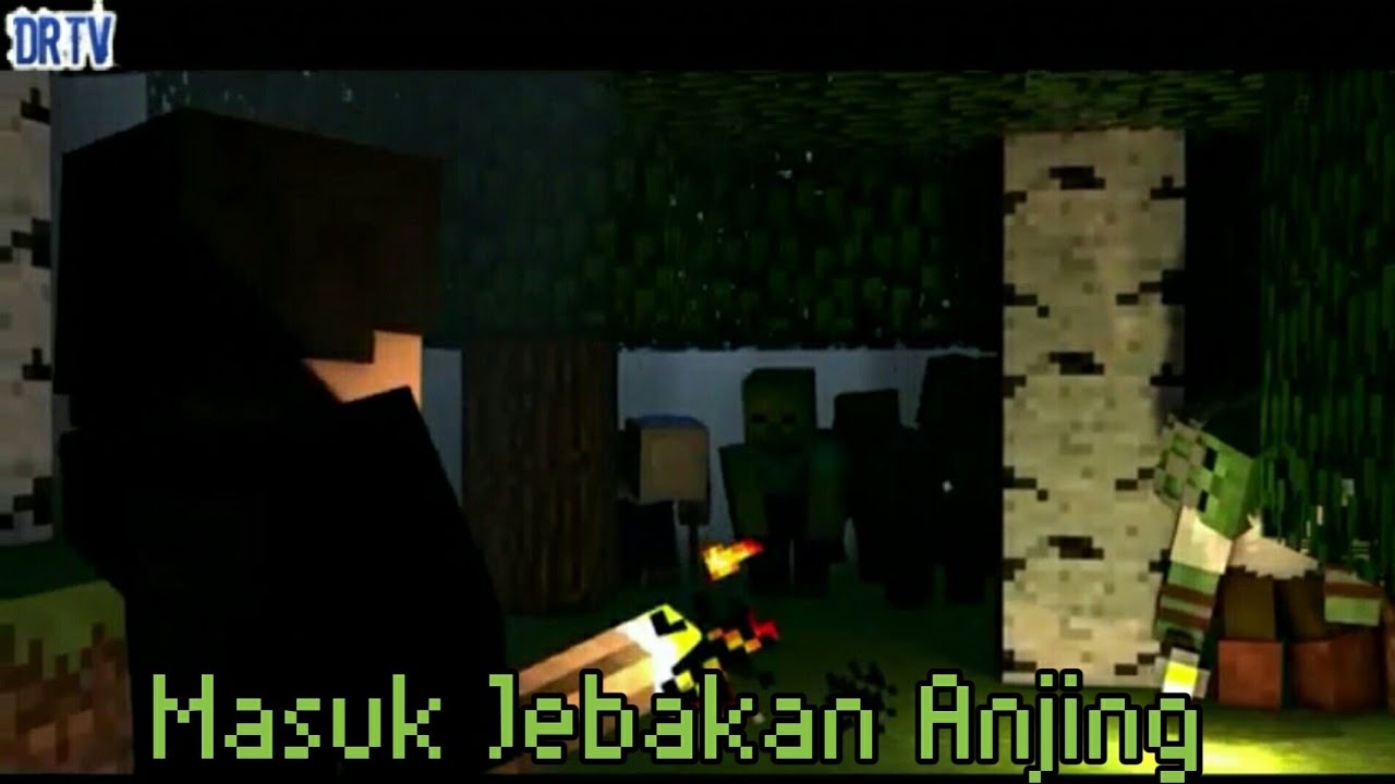  Animasi  Lucu  MineCarft Jebakan Anjing  YouTube