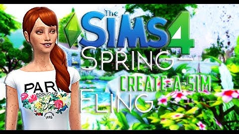 Sims 4 | Spring Fling  (Create-A-Sim)