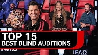 Top 15 Best Blind Auditions - The Voice Of Greece Season 3 2016 - 2017