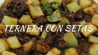 TERNERA EN SALSA CON SETAS | Recetas de Cocina